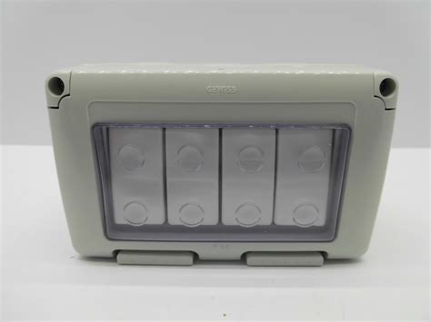 4 gang weatherproof switch box